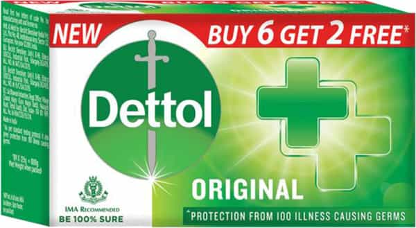 Dettol Soap Original 125G Buy 6 Get 2 Free