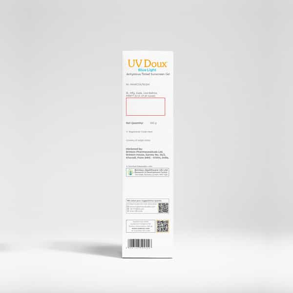 Brinton Uv Doux Blue Light Spf 50 Pa+++ For All Skin Types Sunscreen Gel 100 Gm