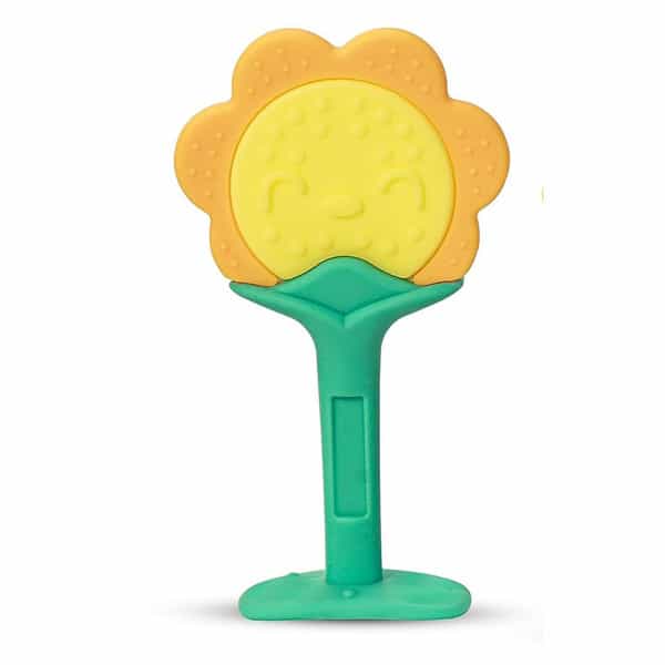 Chevalier Soft Silicone Rubber Baby Teether | Soothes Sore Gums Chew Infant Toy | Sun