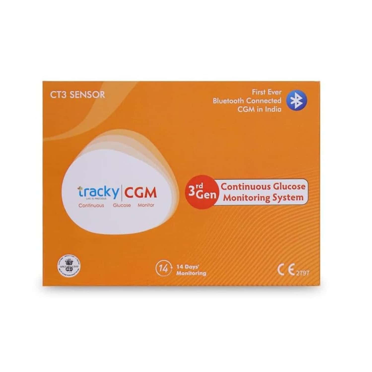 Tracky Cgm Glucose Sensor - Pack Of 1