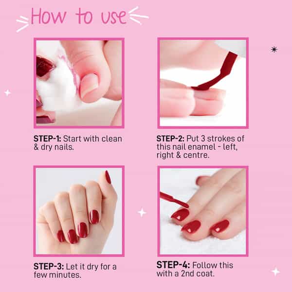 Myglamm Popxo Mini Nail Kit - Vacay-Bloody Mary | Perfect Peach | Beach Please | Pink - Nic | Sea Ya