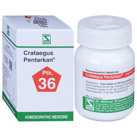 Dr. Willmar Schwabe India Crataegus Pentarkan Tablet 20 No'S