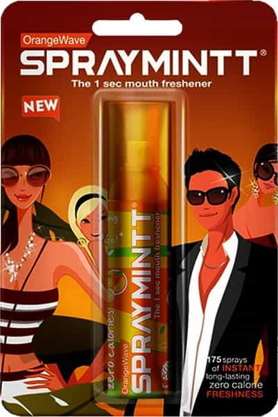 Spraymintt Mouth Freshener Orangewave Flavour 15Grm