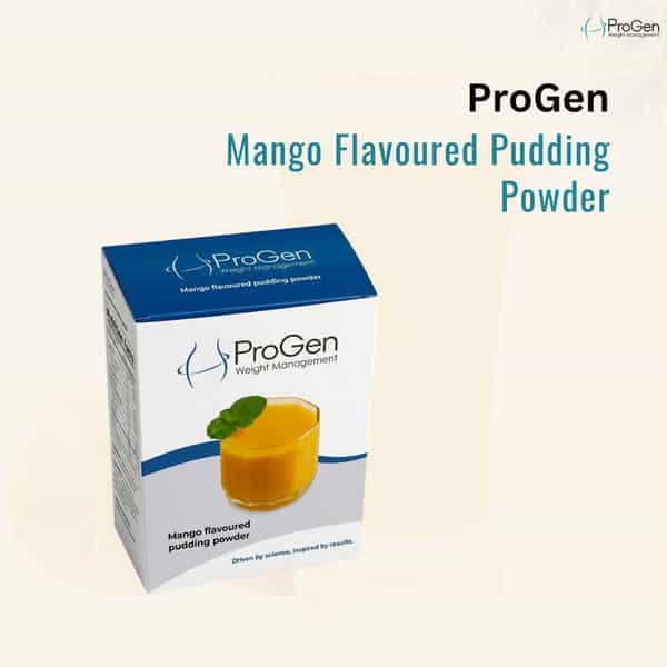 Progen Mango Pudding | 15 G Of High Biological Value Protein Per Meal | Pack Of 7 105 Gm