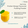Progen Mango Pudding | 15 G Of High Biological Value Protein Per Meal | Pack Of 7 105 Gm
