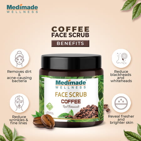 Medimade Coffee Face Scrub - 100 Gm
