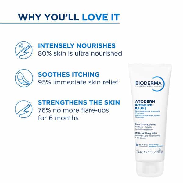 Bioderma Atoderm Intensive Baume Daily Ultra-Soothing Balm 75Ml 
