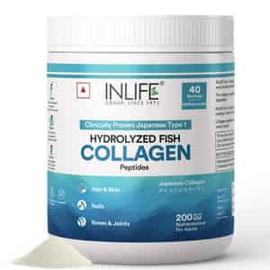 Inlife Japanese Marine Fish Collagen | Skin & Bone Health For Men & Women (unflavoured | 200g)