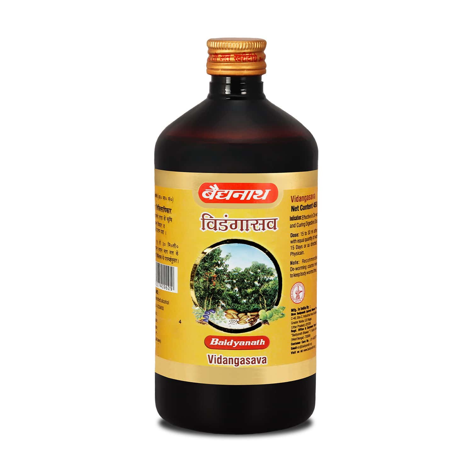 Baidyanath Vidangasava Syrup 450 Ml