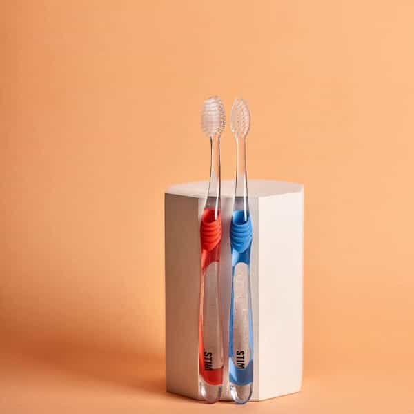 Stim Hoppy Junior Toothbrush : Pack Of 3 : Age 10 Years + Ultra Soft Toothbrush ()