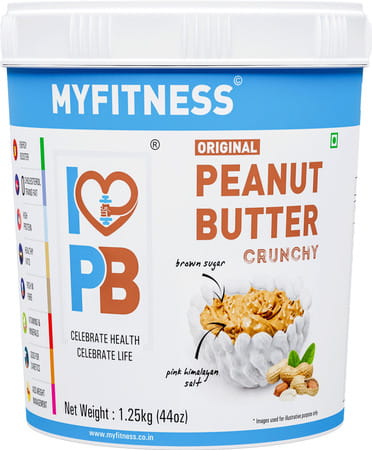 Myfitness Peanut Butter Original Crunchy 1250g Jar