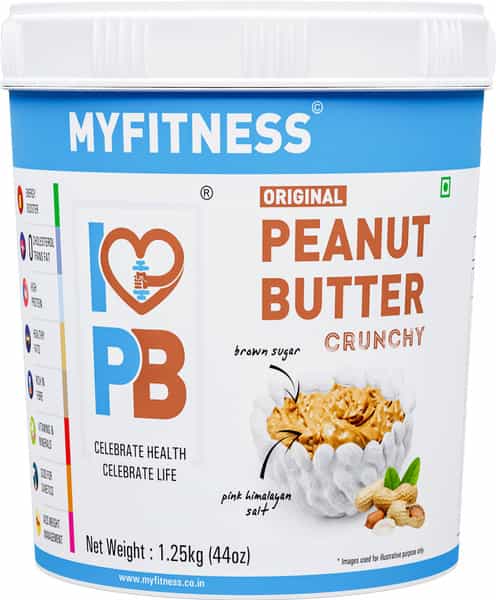 Myfitness Peanut Butter Original Crunchy 1250G Jar