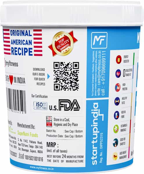 Myfitness Peanut Butter Original Crunchy 1250G Jar