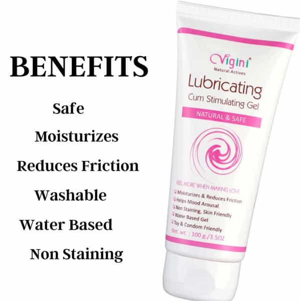 Vigini Cool Blue Sensual Lubricant Lube Long Time Increase Performance Booster Gel Man Women 200Ml