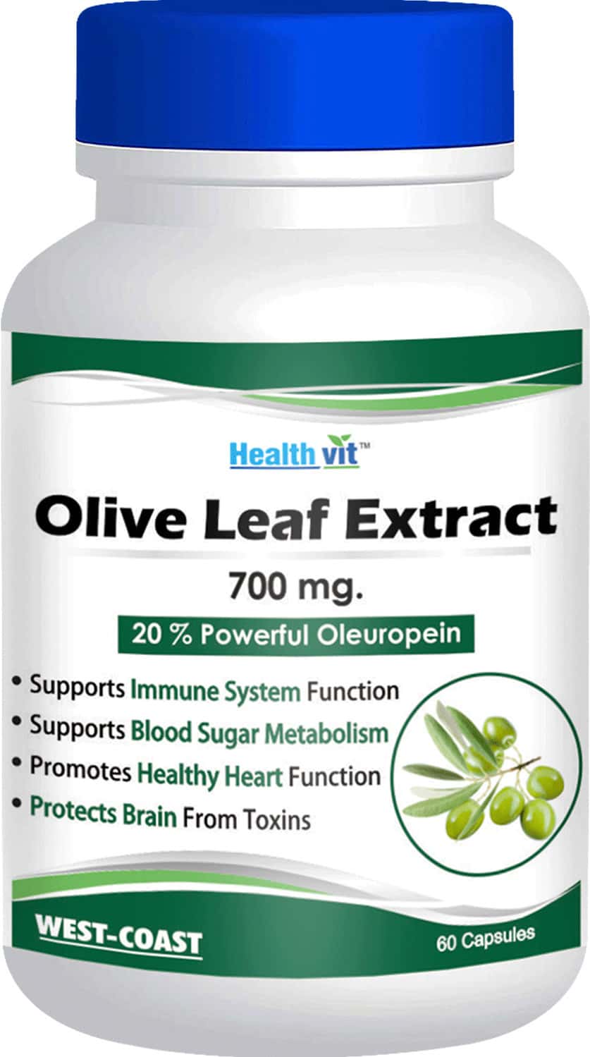 Herbadiet Olive Leaf Extract 500mg 20% Oleuropein - Antioxidant Immune Support (120 Caps)