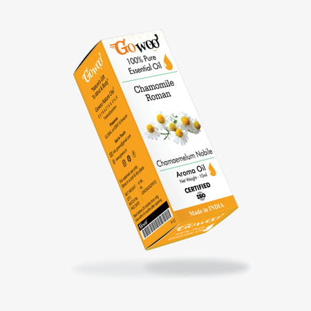 Pack Of 2 Chamomile Roman Essential Oil & Pomegranate Seed Carrier Oil - 100% Pure & Natural Oil