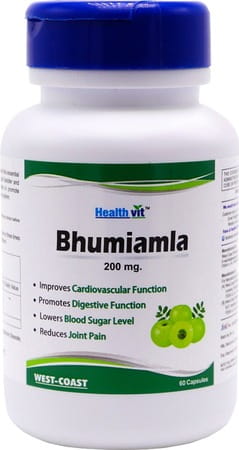 Healthvit Bhumiamla 200 Mg For Liver Cleanse -60 Capsules