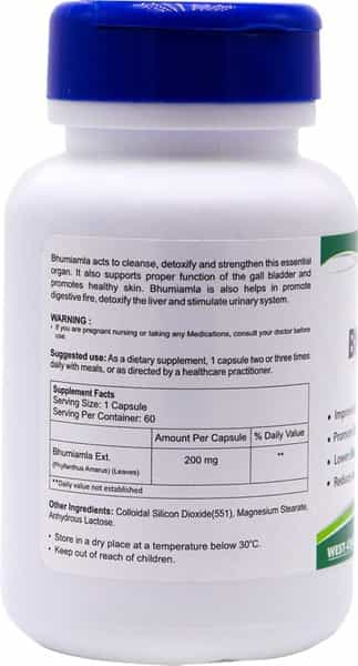 Healthvit Bhumiamla 200 Mg For Liver Cleanse -60 Capsules