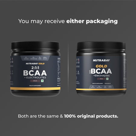 Nutrabay Gold Bcaa 2:1:1 With Electrolytes|5G Bcaa | Pre/Post Workout Energy Drink|250G | Cola