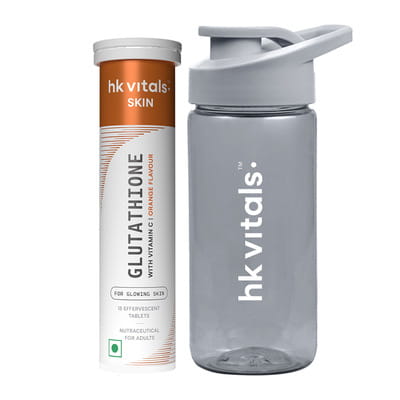 hk glutathione Buy HK VITALS GLUTATHIONE | L-GLUTATHIONE EFFERVESCENT TABLETS & 300ML SIPPER | ORANGE
