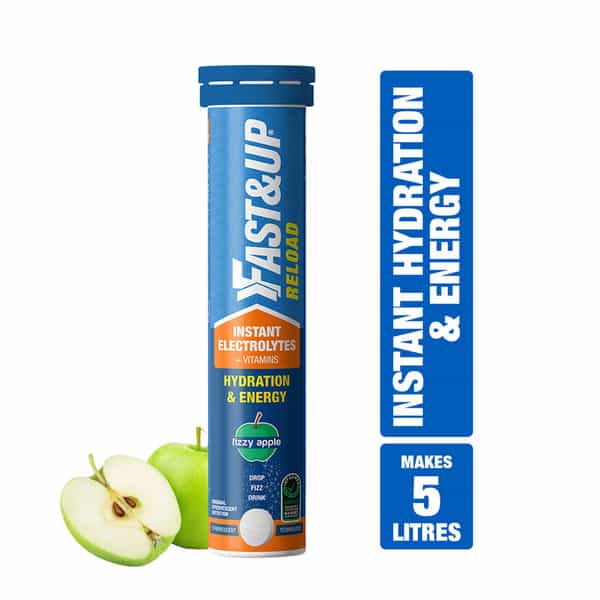 Fast&Up Reload Electrolyte Energy And Hydration Fizzy Apple - 20 Tablets