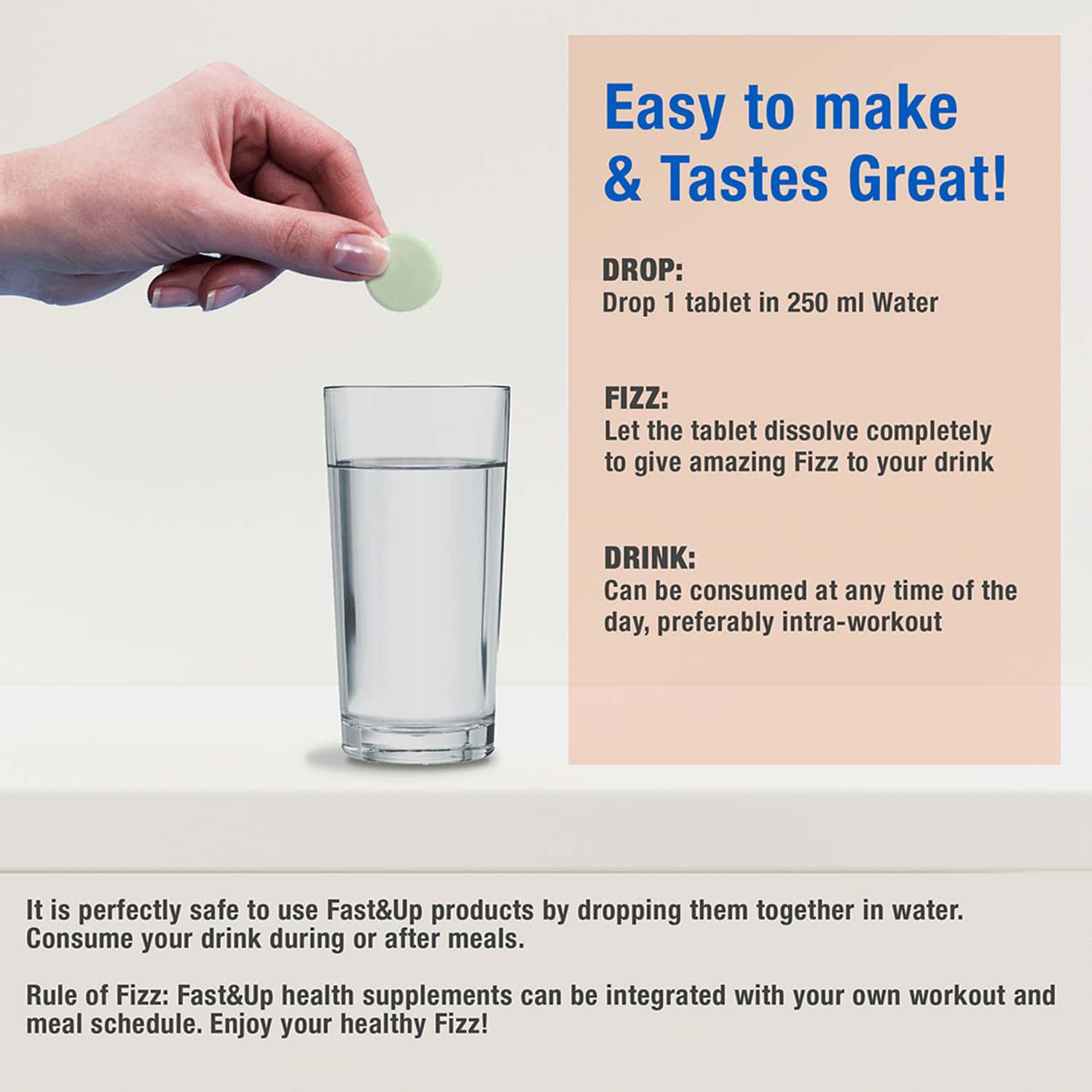 Buy FAST&UP RELOAD ELECTROLYTE ENERGY AND HYDRATION FIZZY APPLE 20