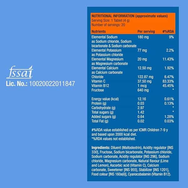Fast&Up Reload Electrolyte Energy And Hydration Fizzy Apple - 20 Tablets