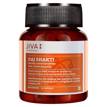 Jiva Oaj Shakti Capsules Beneficial For Physical & Mental Performance - 30 Capsule(Pack Of 1)