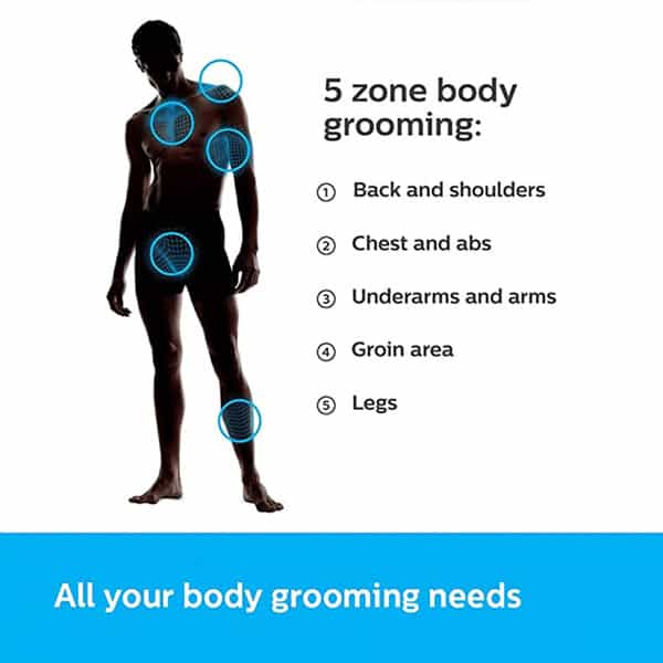 Philips Showerproof Body Groomer For Men (Bg1025/15)