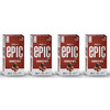 Manforce Epic Hot Dots Enhanced Dotted Condoms For Men Belgian Chocolate Flavour (Set Of 4X10)