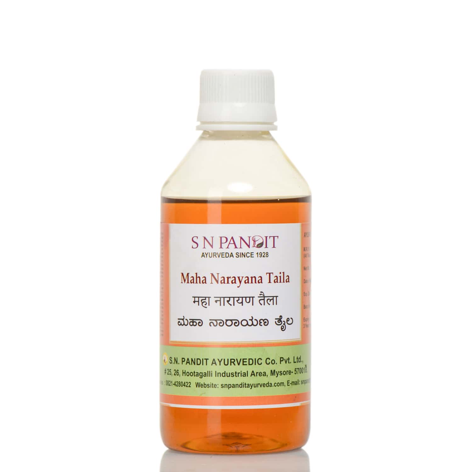 S N Pandit Ayurveda Maha Narayana Taila - 500ml