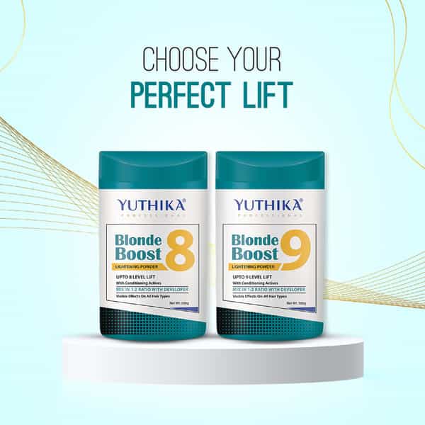 Yuthika Professional Blonder Powder For Hair 500G Multi Techniques Hair Lightning Powder