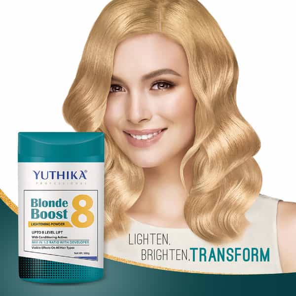 Yuthika Professional Blonder Powder For Hair 500G Multi Techniques Hair Lightning Powder