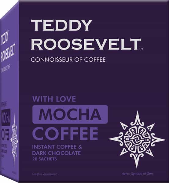 Teddy Roosevelt Dark Chocolate Mocha Instant Coffee 50G