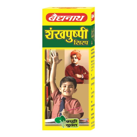 Baidyanath Asli Ayurved Shankhapushpi Syrup Memory & Concentration Supplement 450 Ml