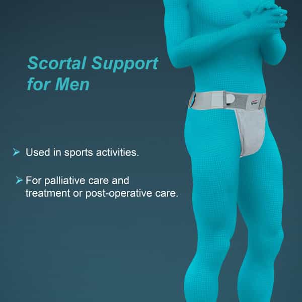 Tynor Scrotal Support Grey Large 1 Unit
