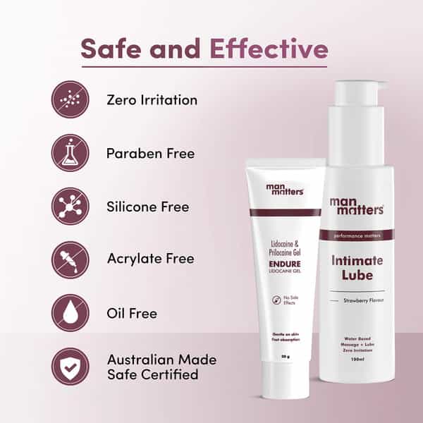 Man Matters Stellar Performance Kit With Intimate Lube & Endure Gel
