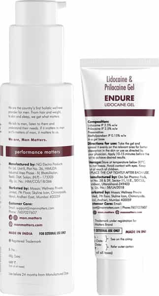 Man Matters Stellar Performance Kit With Intimate Lube & Endure Gel