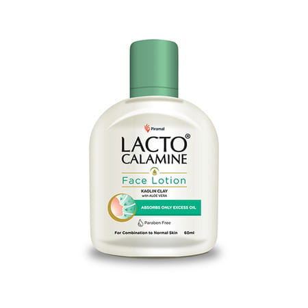 Lacto Calamine Face Lotion For Oil Balance Aloe Vera (Combination To Normal Skin) - 60ml (Pack Of 2)