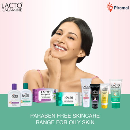 Lacto Calamine Face Lotion For Oil Balance Aloe Vera (Combination To Normal Skin) - 60ml (Pack Of 2)