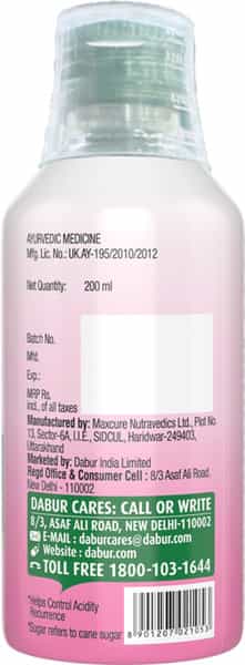 Dabur Pudin Hara Herbal Antacid Suspension 200Ml