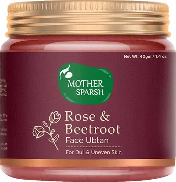 Mother Sparsh Rose & Beetroot Face Ubtan Powder For Natural Radiance And Even Skin Tone - 40G