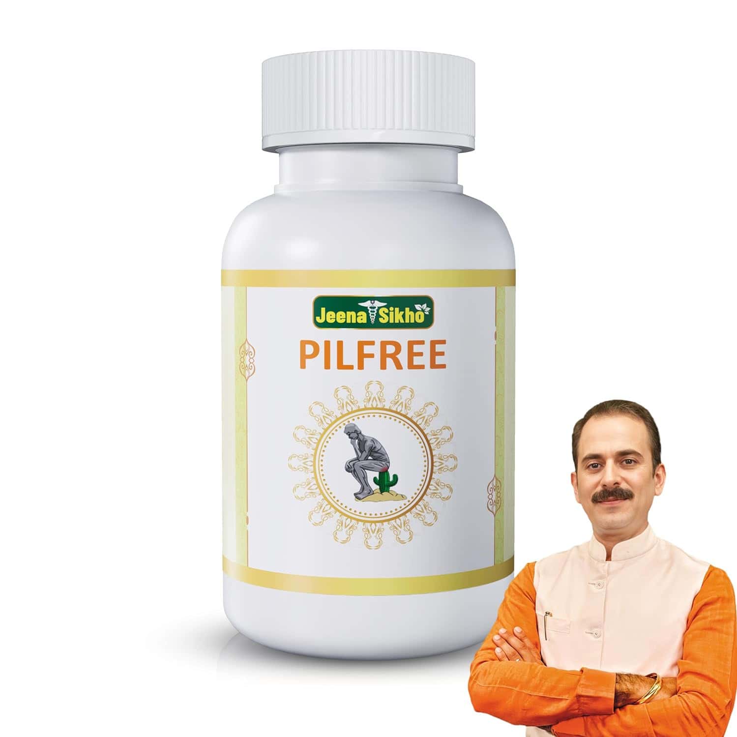 Jeena Sikho Pilfree | Herbal Supplement For Piles Care | 60 Capsules