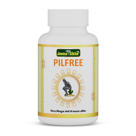 Jeena Sikho Pilfree | Herbal Supplement For Piles Care | 60 Capsules