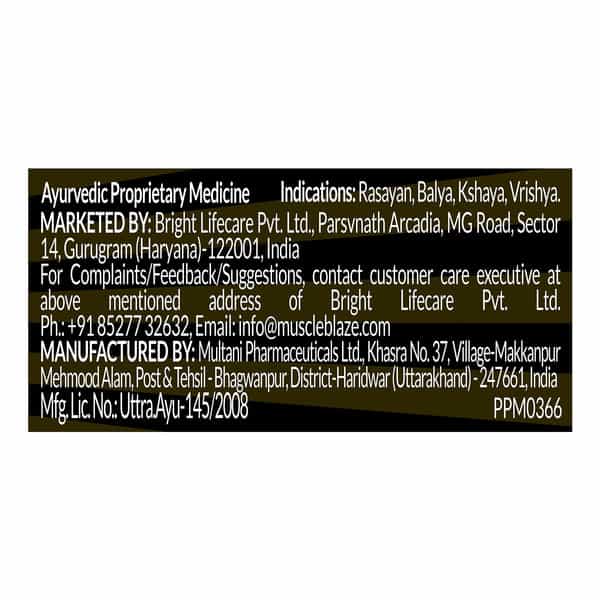 Koshaveda By Muscleblaze Shilajit Resin Pro | For Strength | Stamina & Endurance | 20 G
