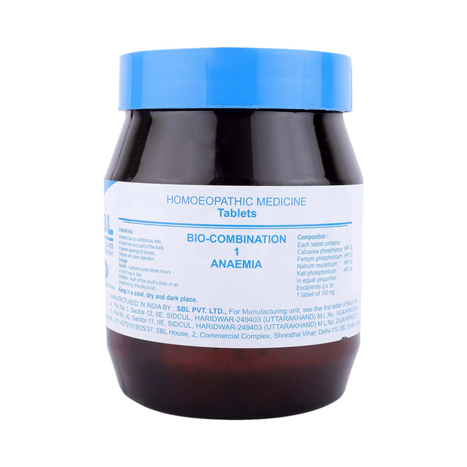 Sbl Bio-combination 1 Tablet 450 Gm