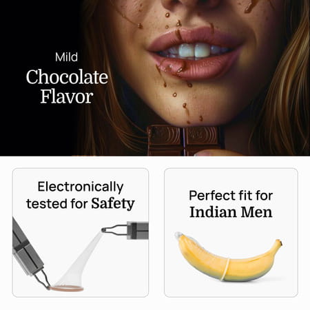 Formen Joymax Condoms For Men 10 Disposable Pouches Chocolate Flavour-10 Count (Pack Of 2)