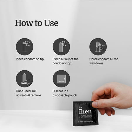 Formen Joymax Condoms For Men 10 Disposable Pouches Chocolate Flavour-10 Count (Pack Of 2)