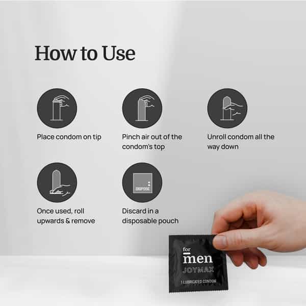 Formen Joymax Condoms For Men 10 Disposable Pouches Chocolate Flavour-10 Count (Pack Of 2)