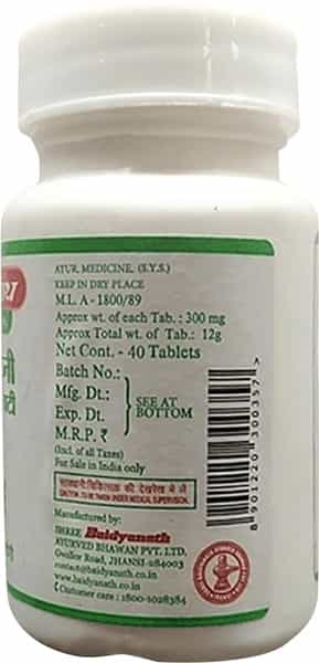 Baidyanath Arshoghni Bati Tablet 40